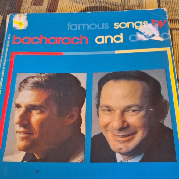 Other - Famous Songs By Bacharach And David Vocal/Piano/Organ Songbook